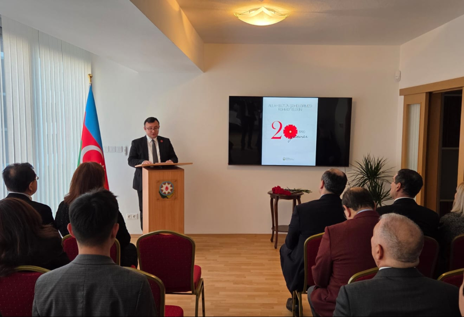 Bratislavada 20 Yanvar faciəsinin ildönümü ilə əlaqədar anım tədbiri keçirilib