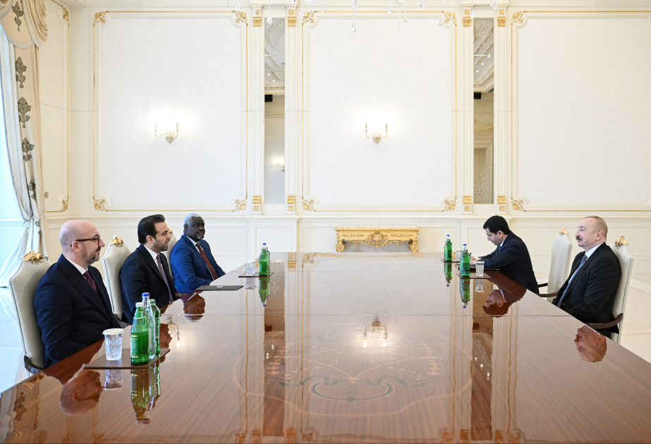 President Ilham Aliyev received delegation of the Zayed Award for Human Fraternity VIDEO