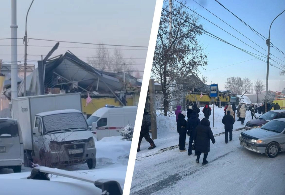 В Новосибирске при обрушении торгового центра пострадали два человека