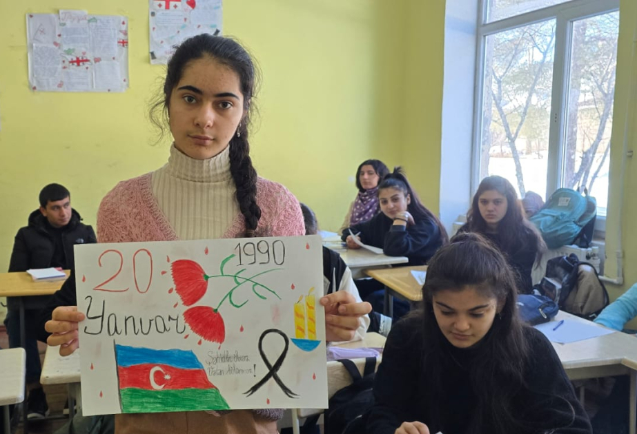 20 Yanvar - qanla yazılan tarix: Dmanisidə inşa yazı müsabiqəsi keçirilib