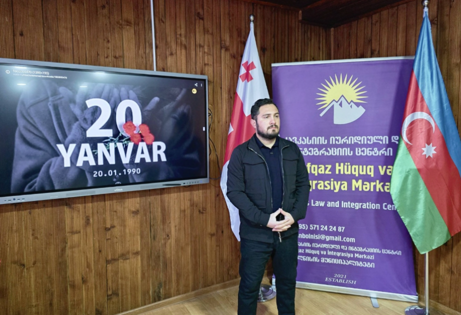 Qanlı Yanvar şəhidlərinin xatirəsi Bolnisidə yad edilib