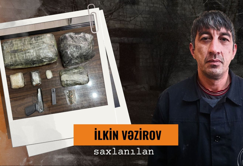 Göyçayda narkotiklərin satışı ilə məşğul olan silahlı şəxs saxlanılıb VİDEO