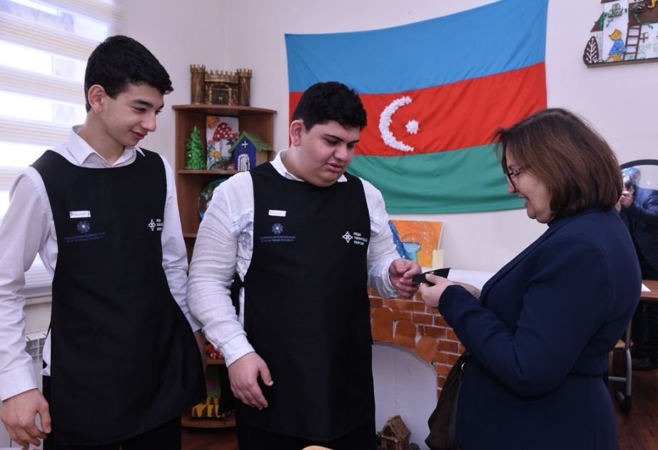 Azərbaycanda ilk dəfə xüsusi ümumtəhsil məktəbində peşə təmayüllü sinif təşkil edilib