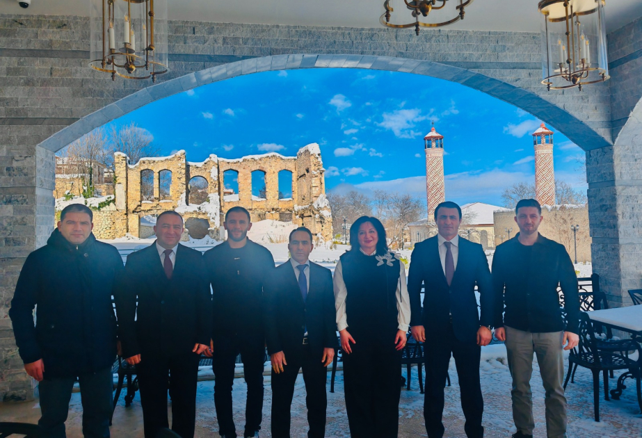 Olimpiya və dünya çempionları Şuşada