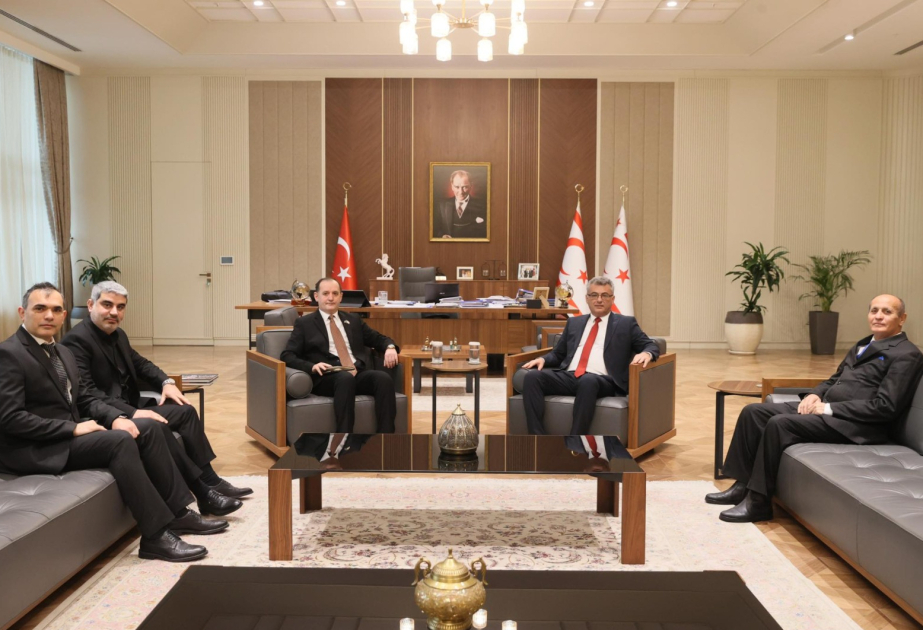 President of Northern Cyprus receives members of Azerbaijan-Cyprus Friendship Society
