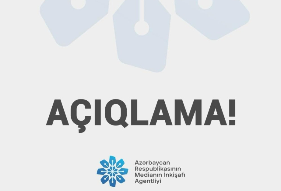 Azerbaijan’s Media Development Agency urges Meta to remove deepfake content attributed to Azerbaijani President