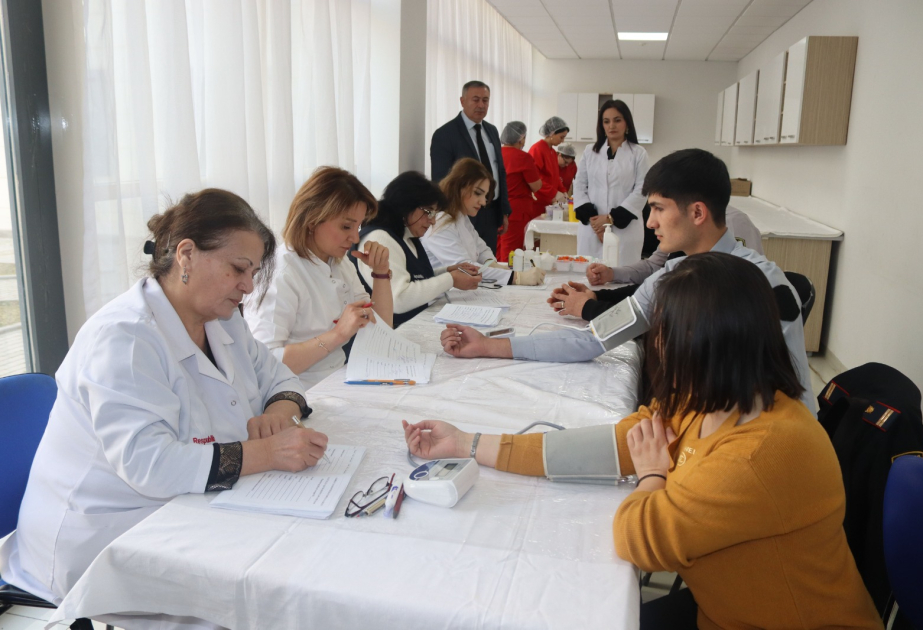 Qazaxda növbəti qanvermə aksiyası keçirilib