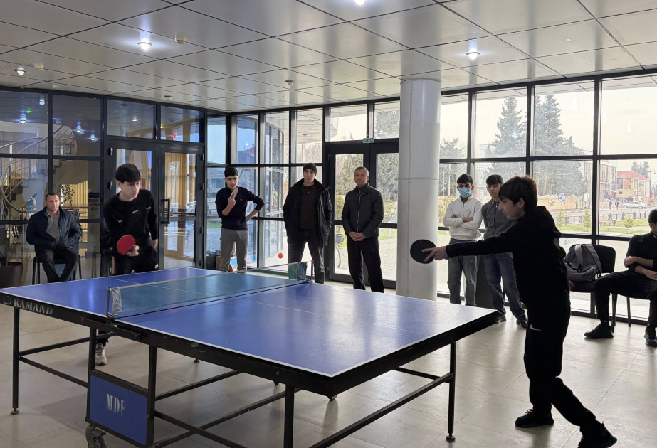 Astarada yeniyetmələr arasında stolüstü tennis turniri təşkil olunub