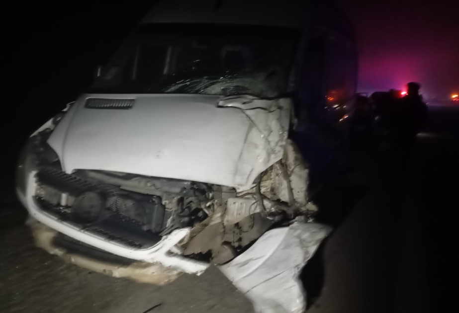 Salyanda zəncirvari yol qəzası olub, xəsarət alanlar var