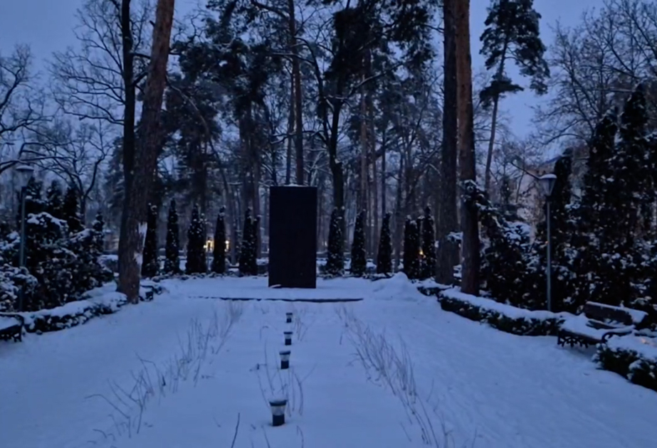 Памятник выдающемуся ученому-офтальмологу Зарифе Алиевой в Ирпене защищен специальными средствами от авиаударов ВИДЕО