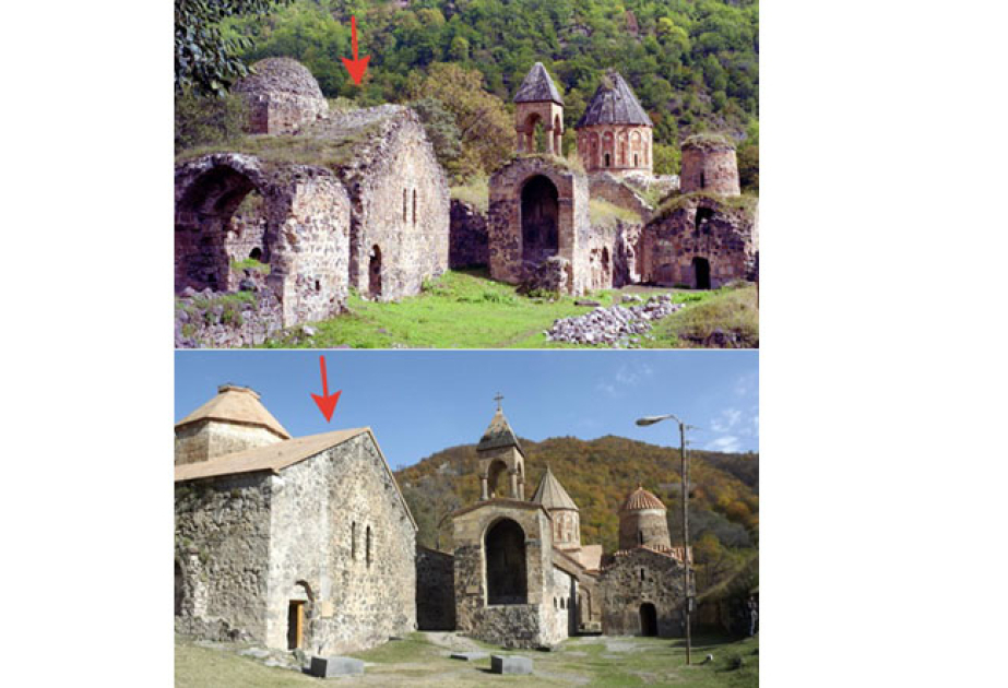 Erməni vandalizminin daha bir qurbanı- Xudavəng monastırı