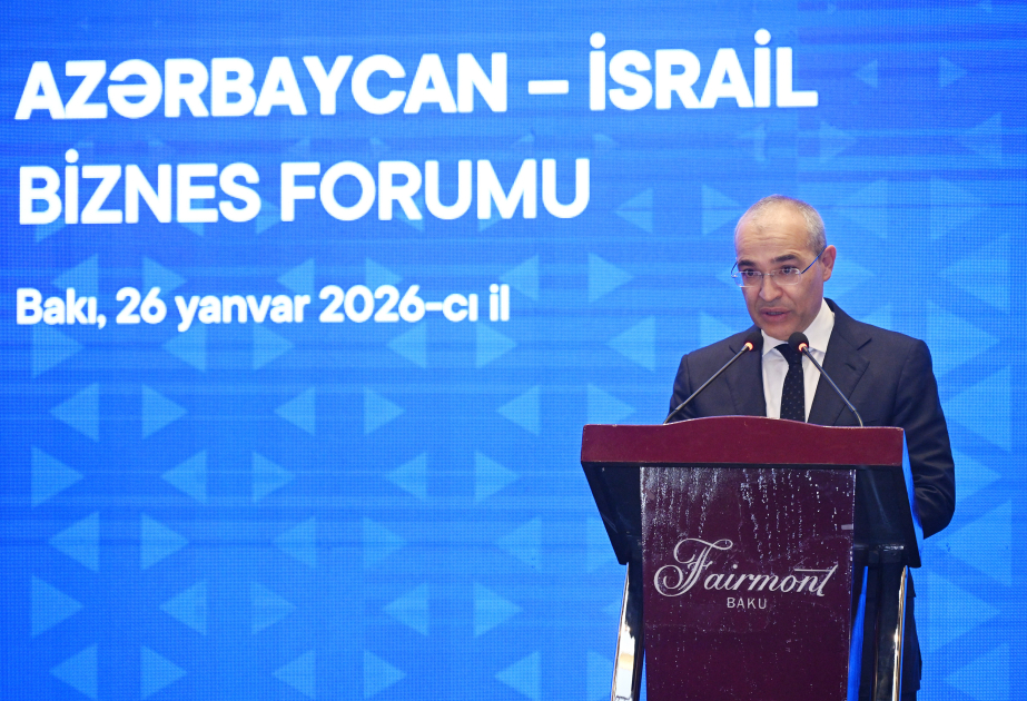 Ministro: “130 empresas comerciales con inversión israelí operan en Azerbaiyán”