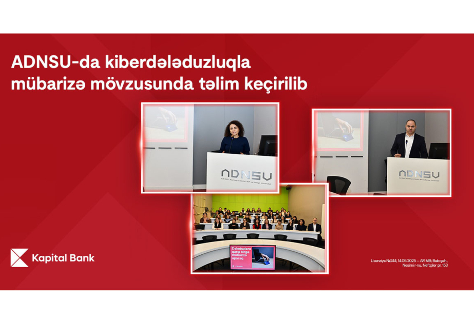 ® Kapital Bank holds cyber fraud prevention training at ASOIU