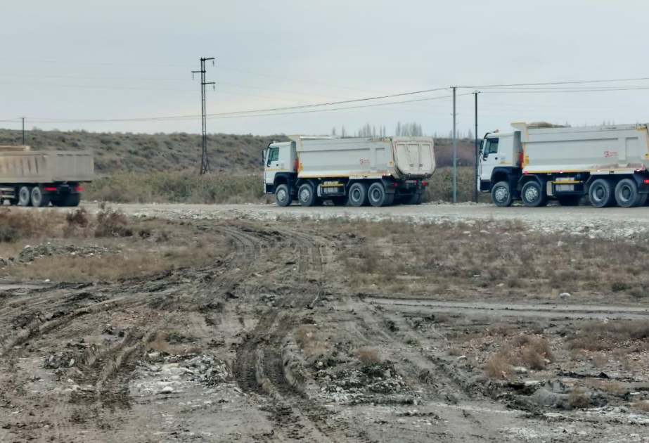 Ağdaşda səkkiz yaşayış məntəqəsini birləşdirən avtomobil yolunda əsaslı təmir işləri aparılır