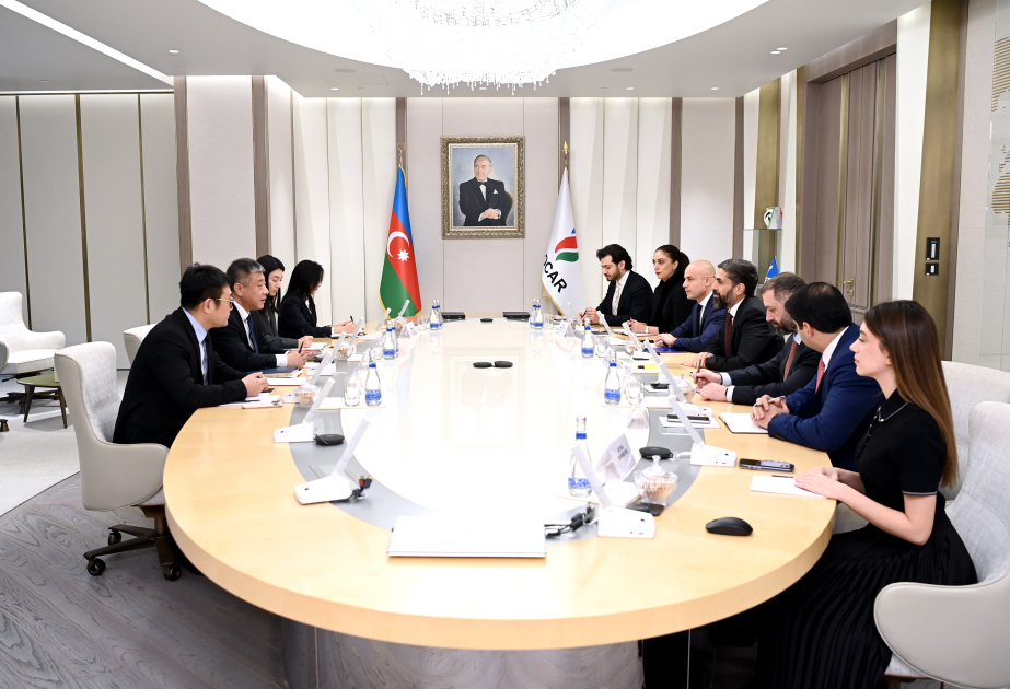 El Presidente de SOCAR se reúne con el presidente del Consejo de Administración de CITIC Construction Co., Ltd.