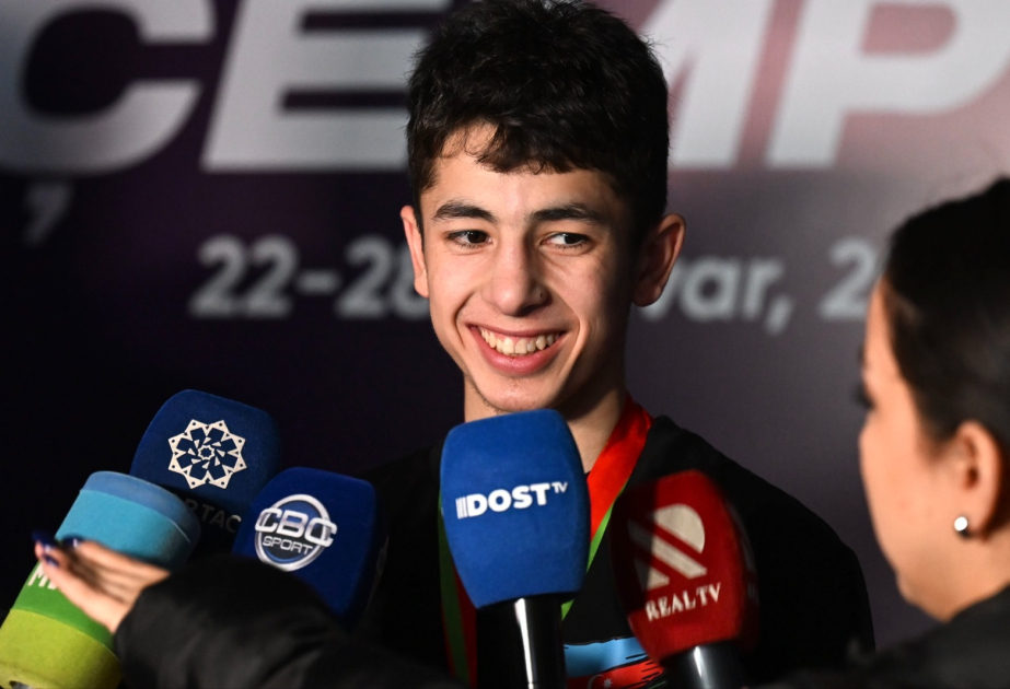 Azərbaycan çempionu: Ən böyük hədəfim Olimpiya Oyunlarında qızıl medal qazanmaqdır VİDEO