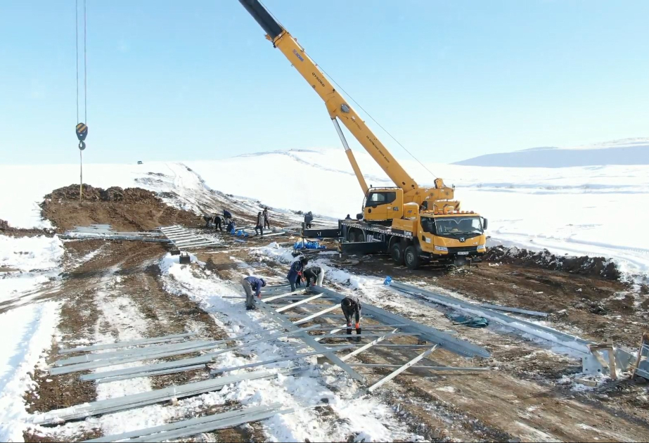 “Zəngəzur” elektrik ötürmə xəttinin çəkilməsinə başlanılıb VIDEO