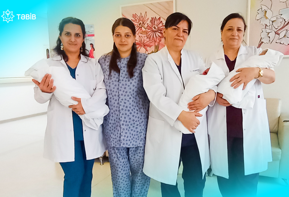 В Масаллинской центральной районной больнице родились тройняшки