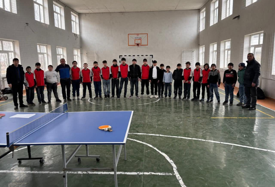 Ağstafada stolüstü tennis üzrə turnir keçirilib