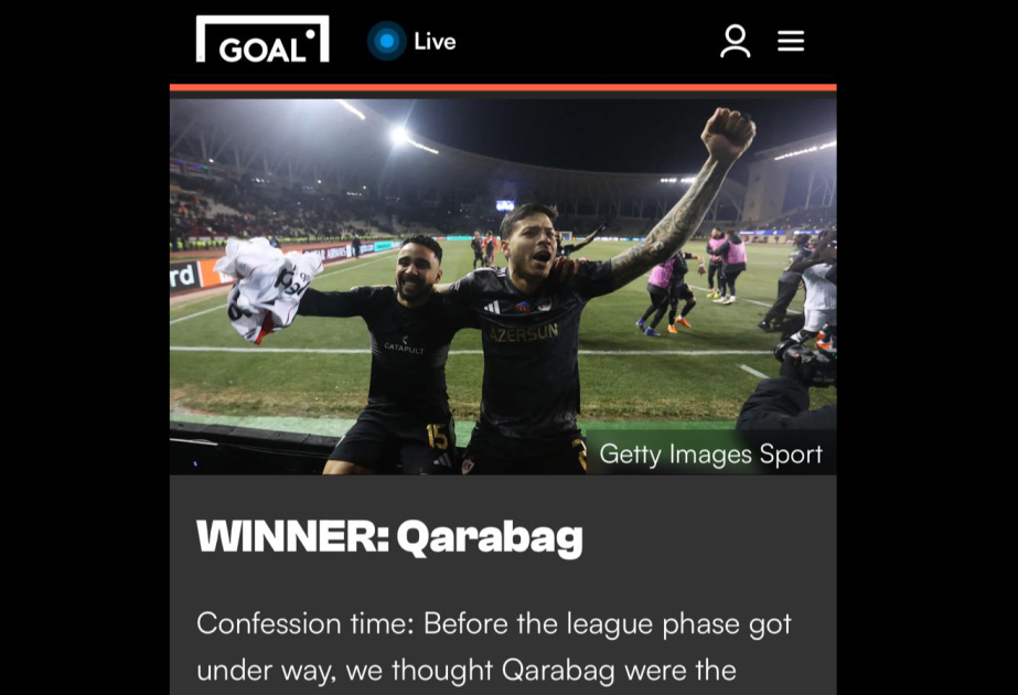 Goal: Qarabağ rompió todos los pronósticos