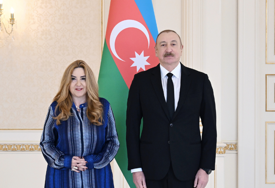 President Ilham Aliyev accepted credentials of newly appointed ambassador of Greece to Azerbaijan VIDEO