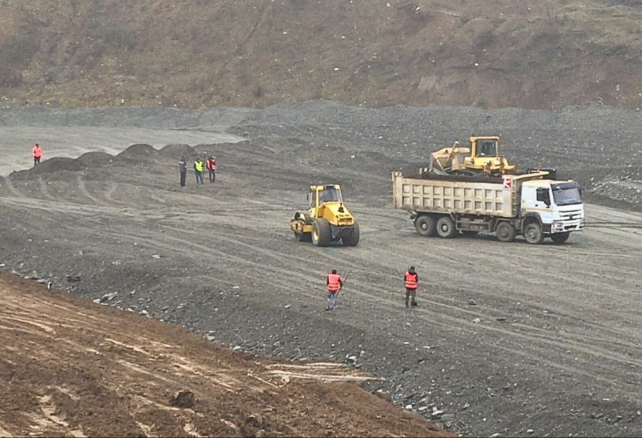 Qəbələdə nəhəng infrastruktur layihəsi - Yengicə su anbarında işlərin 60 faizi tamamlanıb FOTO VİDEO