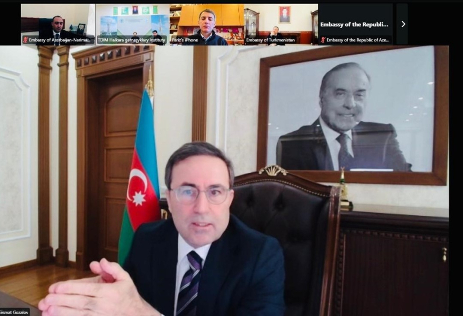 ADA University, Turkmenistan’s Foreign Ministry Institute of International Relations hold videoconference meeting
