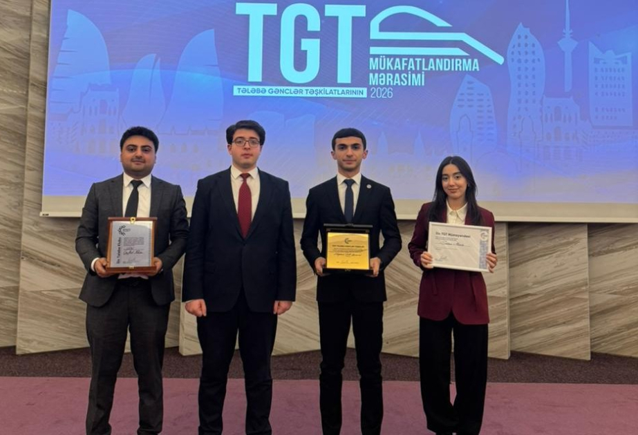 Mingəçevir Dövlət Universitetinin Tələbə Gənclər Təşkilatı “İlin Tələbə Gənclər Təşkilatı” seçilib