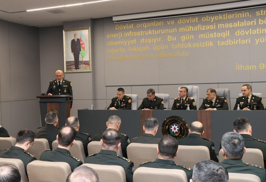 Strateji Obyektlərin Mühafizəsi Dövlət Agentliyində kollegiya iclası keçirilib