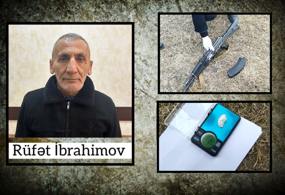 Ucarda saxlanılan şəxsdən odlu silah və narkotik vasitə aşkarlanıb