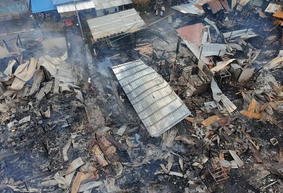 Morning fire destroys 40 houses in Kampung Titingan Tawau