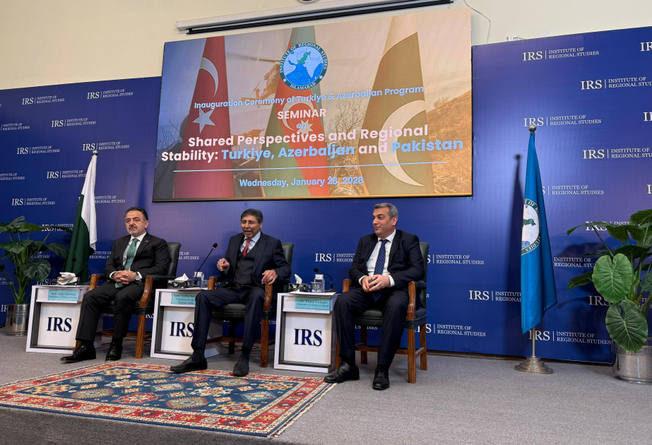 Türkiye-Azerbaijan program launched at Institute of Regional Studies in Pakistan