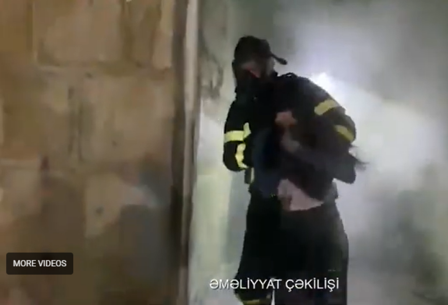 Göyçayda yaşayış binasında yanğın baş verib