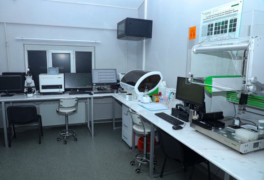 Mərkəzi Neftçilər Xəstəxanasında yeni autoimmun laboratoriyası istifadəyə verilib
