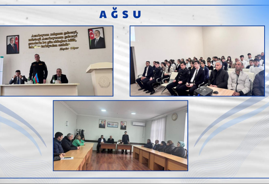 Polis Ağsuda kiberdələduzluq mövzusunda maarifləndirmə tədbirləri keçirib