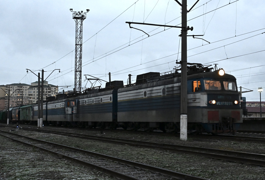 El próximo tren cargado de grano parte hacia Armenia en tránsito a través de Azerbaiyán