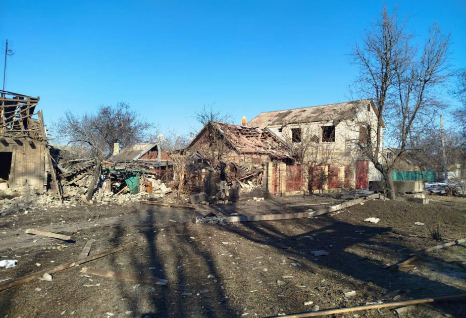 Ukraynanın Drujkovka şəhəri kaset mərmiləri və bombalarla vurulub