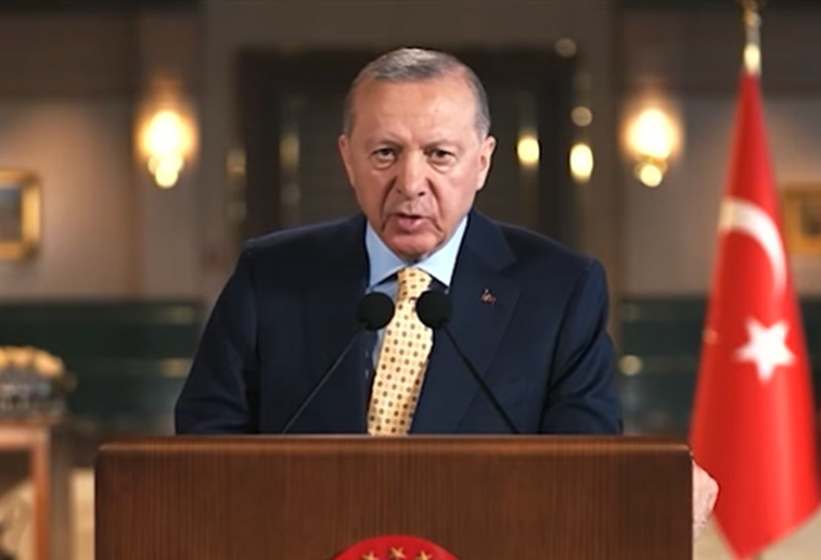 Ərdoğan: Türkiyə olaraq bölgəmizdə və dünyada əmin-amanlıq, sülh, rifah və sabitliyə yönələn bütün təşəbbüsləri dəstəkləyirik