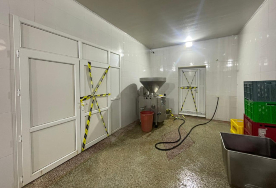 Mehdiabadda kolbasa istehsalı müəssisəsinin qanunsuz fəaliyyət göstərdiyi aşkarlanıb