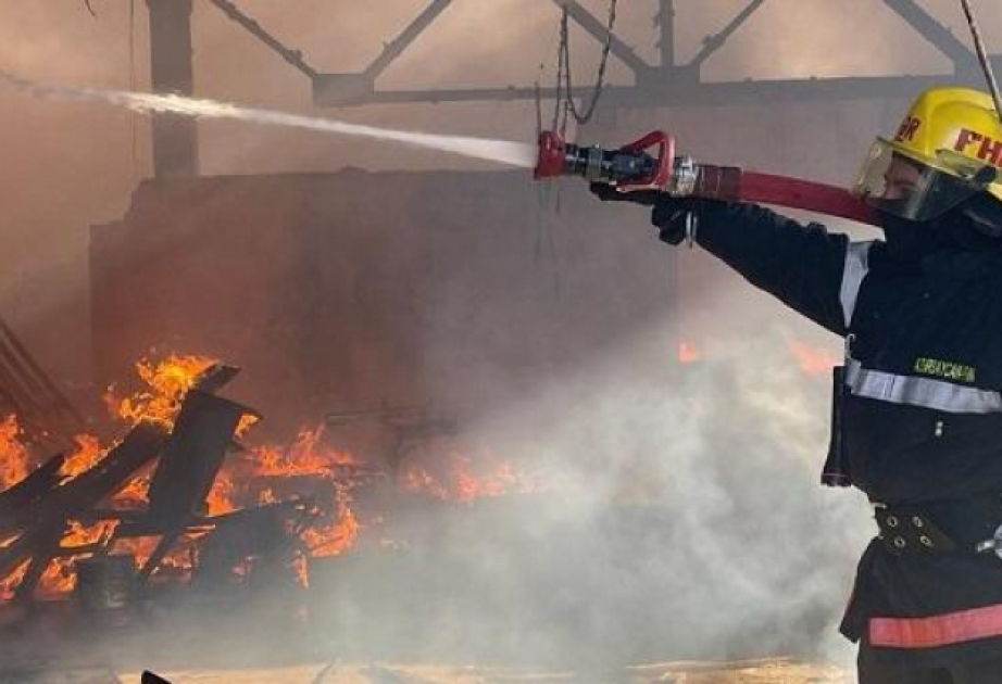 Masallıda orta məktəb binasında yanğın baş verib