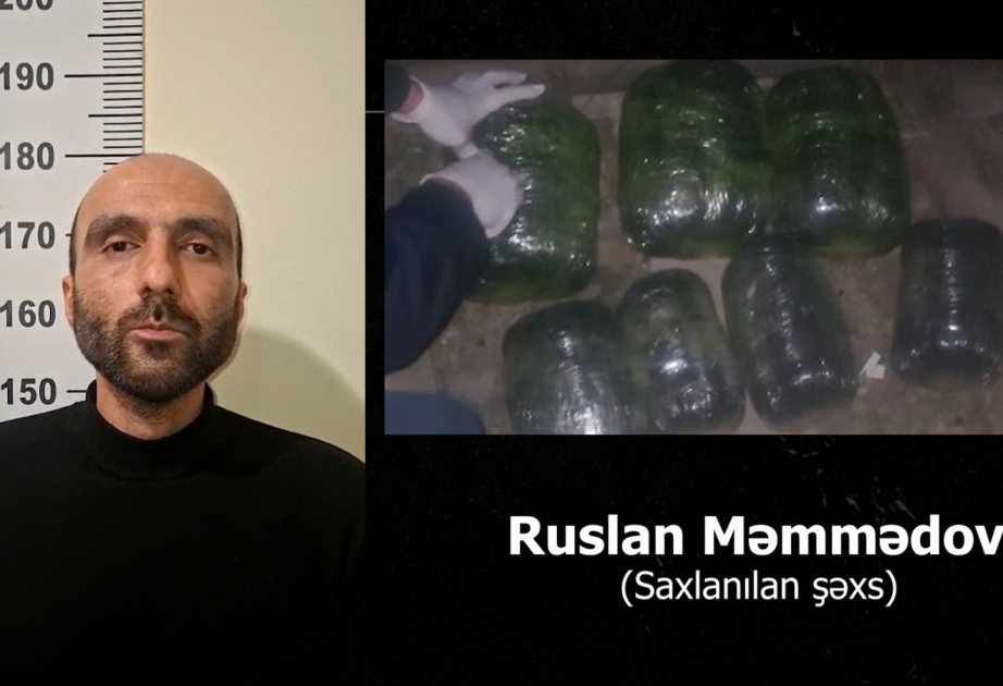 Daşkəsəndə çətin relyef şəraitində aparılan əməliyyat nəticəsində 11 kiloqrama yaxın narkotik vasitə aşkarlanıb