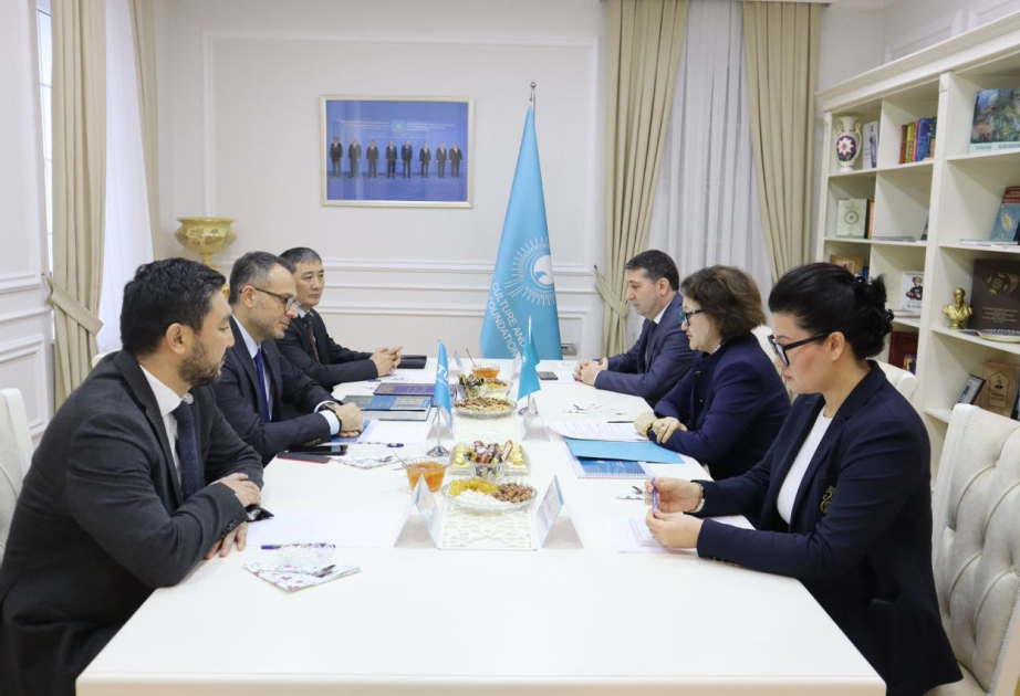 الأمين العام للجمعية البرلمانية للدول التركية ورئيسة مؤسسة العالم التركي للثقافة والتراث يبحثان آفاق التعاون