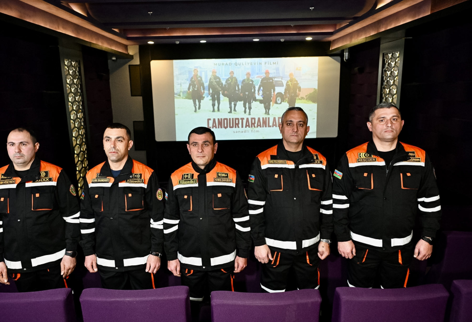 Nizami Kino Mərkəzində "Canqurtaranlar" sənədli filminin təqdimatı olub
