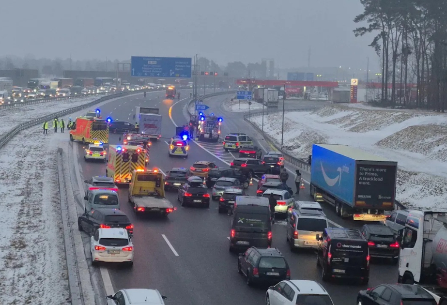 Almaniyada buzlu yağış ciddi fəsadlara səbəb olub
