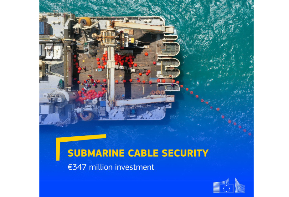 Avropa Komissiyası sualtı internet kabellərinin təhlükəsizliyini gücləndirmək üçün 347 milyon avro ayırıb