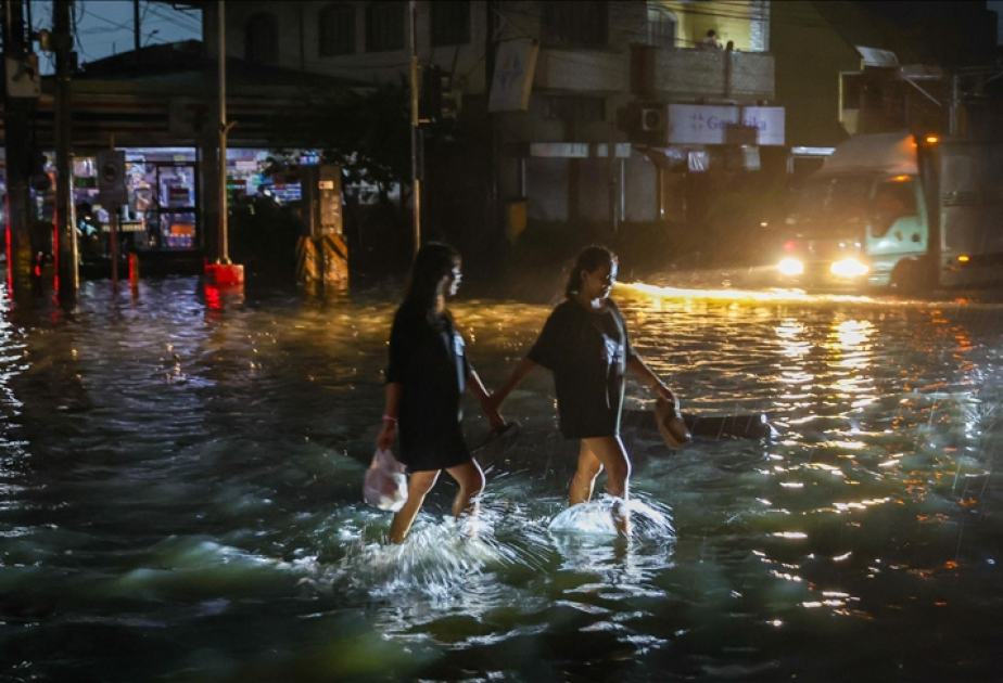 Thousands of passengers stranded at airports due to tropical storm in Philippines