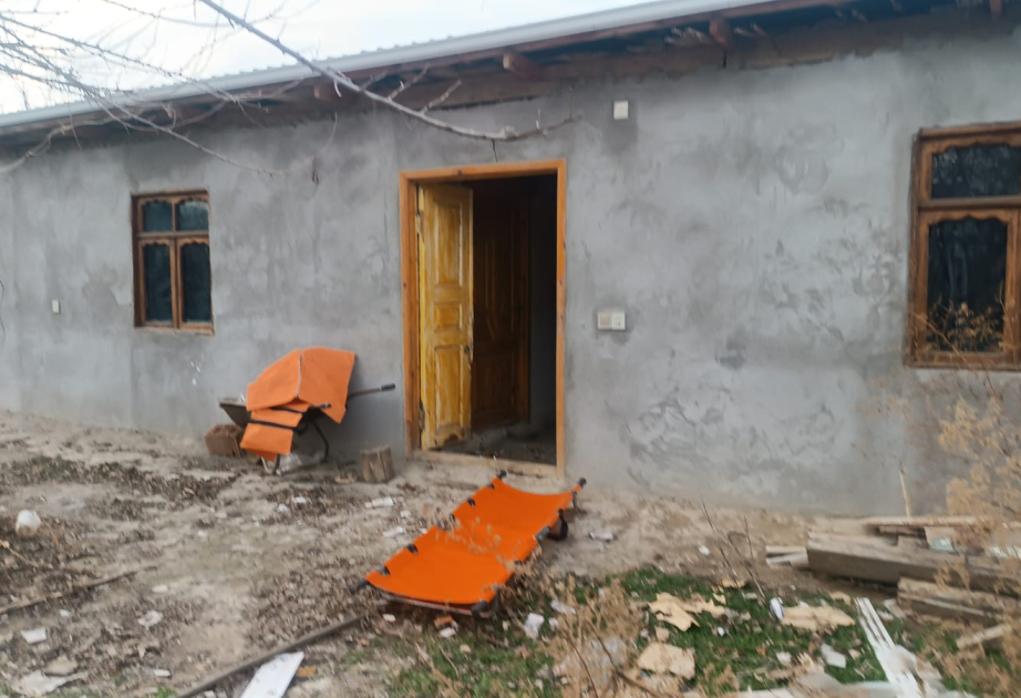 Tovuzda yanan evdən kişi meyiti tapılıb