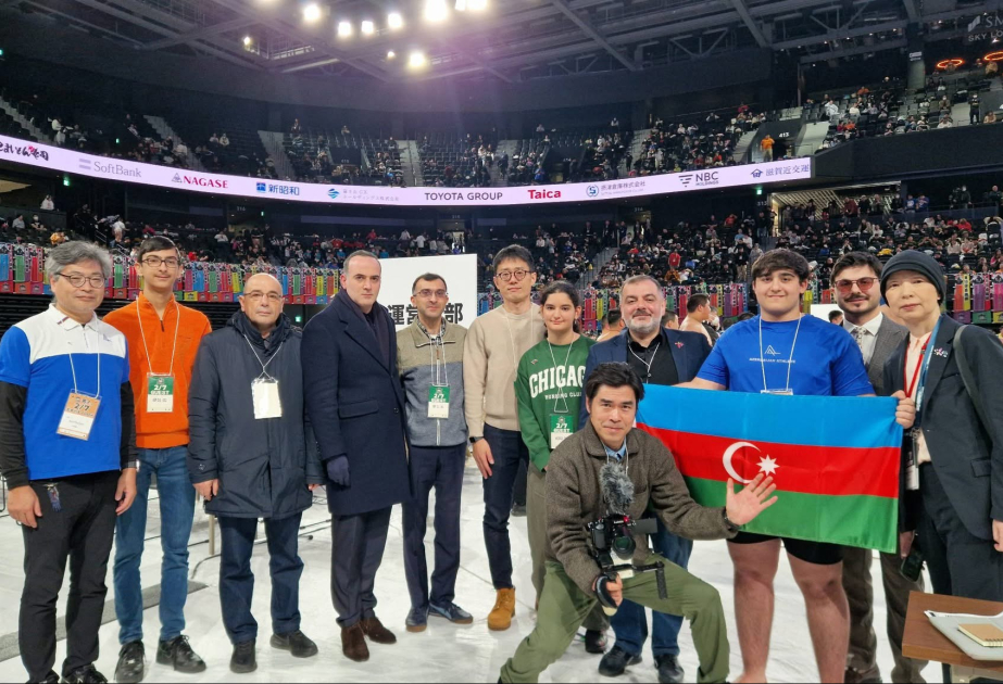 Azərbaycan sumo güləşçisi ilk dəfə Yaponiyada Hakuho kubokunda yarışıb