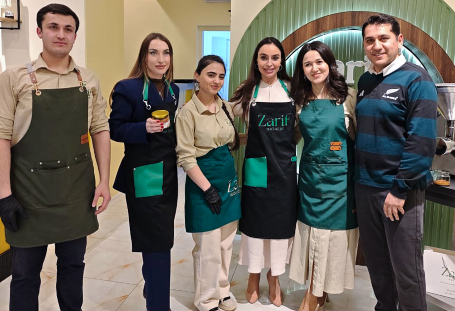 Leyla Aliyeva and Alena Aliyeva visit female entrepreneur’s healthy food brand in Ganja