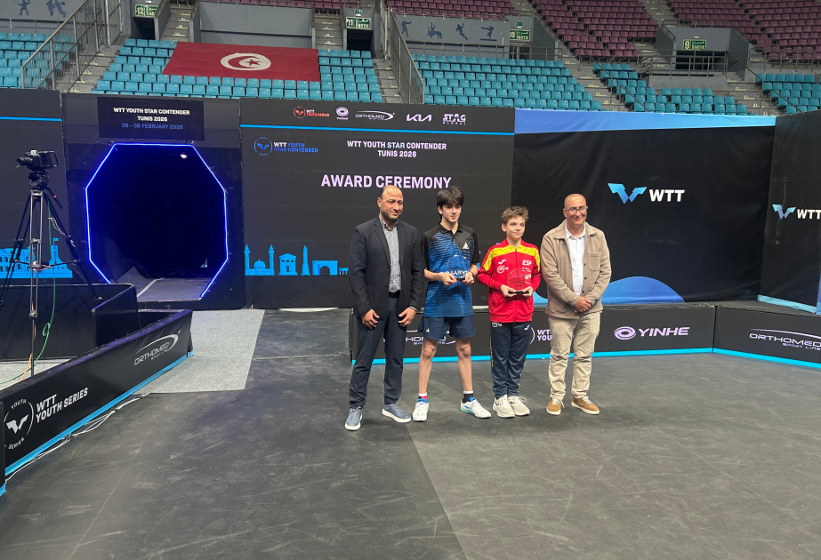 Azərbaycanın stolüstü tennisçisi beynəlxalq yarışı 2 medalla başa vurub
